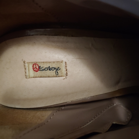 Olsenboye ankle boot platform heels in blush pink - Picture 7 of 9